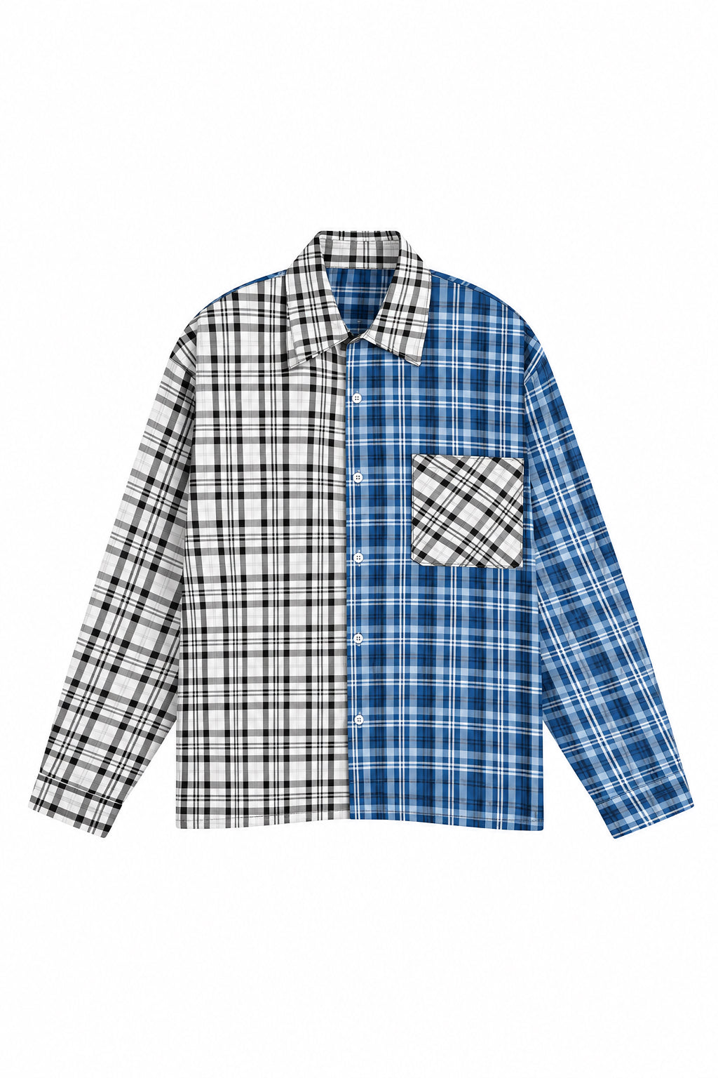 Blues Oversized Flannel